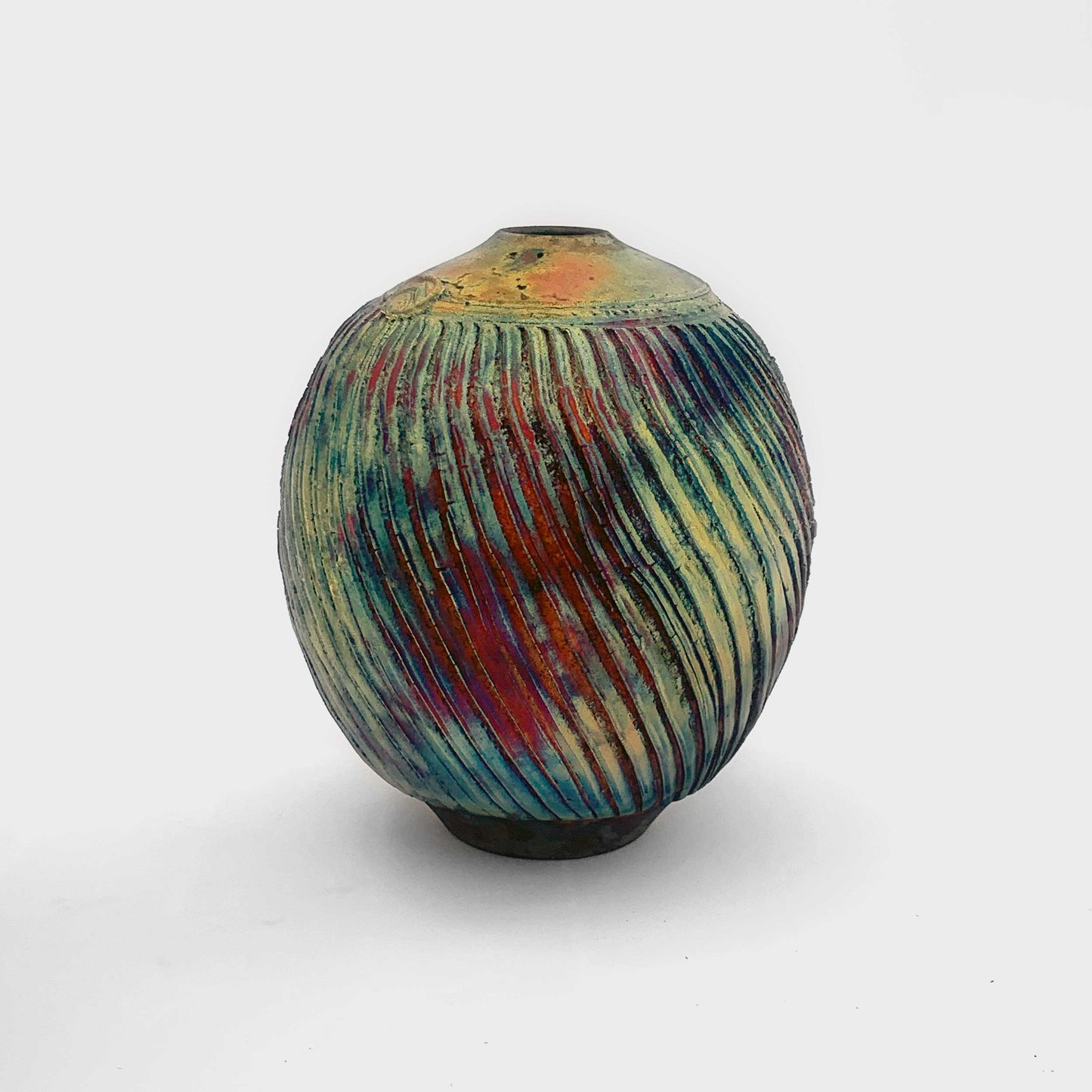 Copper Matte Raku #01