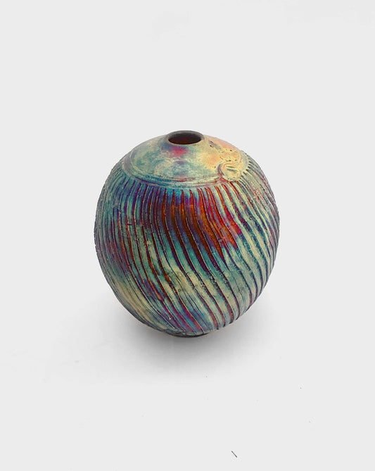 Copper Matte Raku #01